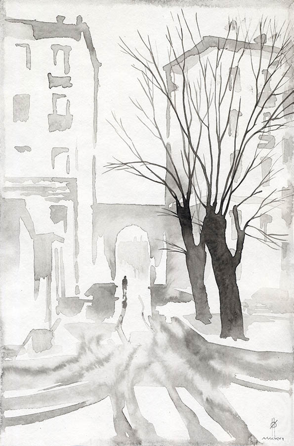 Eldeukov Oleg. Through passage between Kartashikhina and Gavanskaya