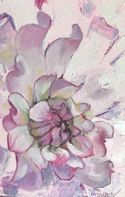 White Pink Flower (-). Volna Olga
