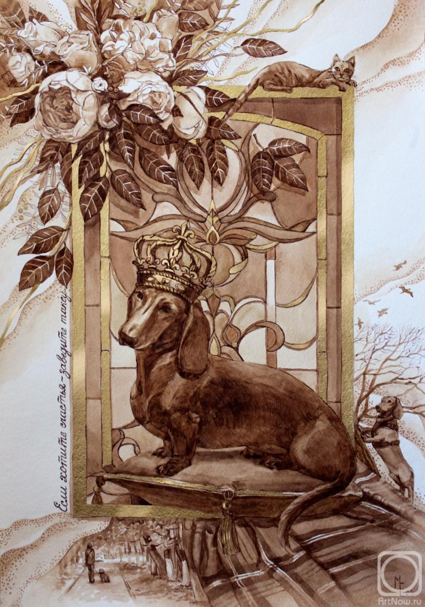 Mishuta Elena. About my dog