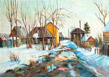 Cottages in hibernation. Krutov Andrey