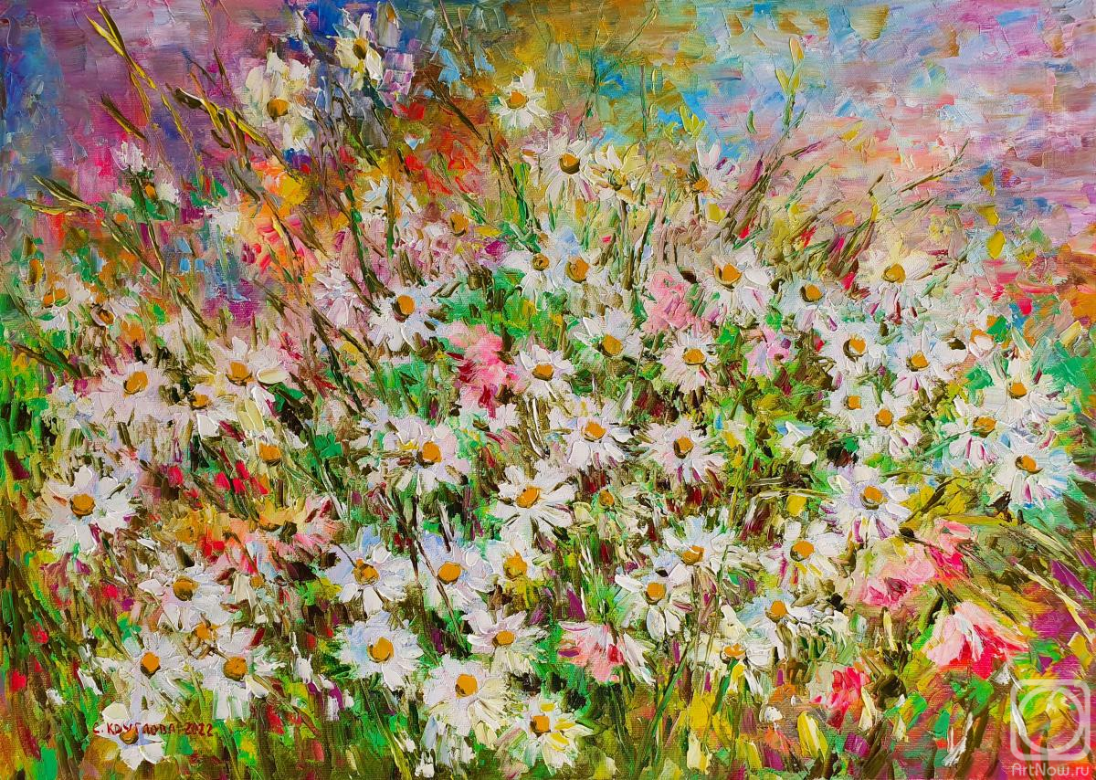 Kruglova Svetlana. Meadow daisies