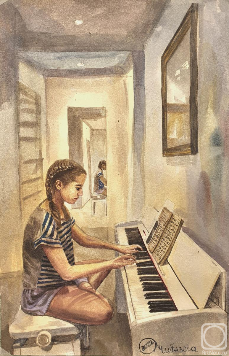 Chibizova Oksana. Young pianist