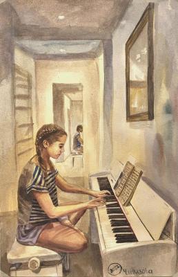 Young pianist (Young Musician). Chibizova Oksana