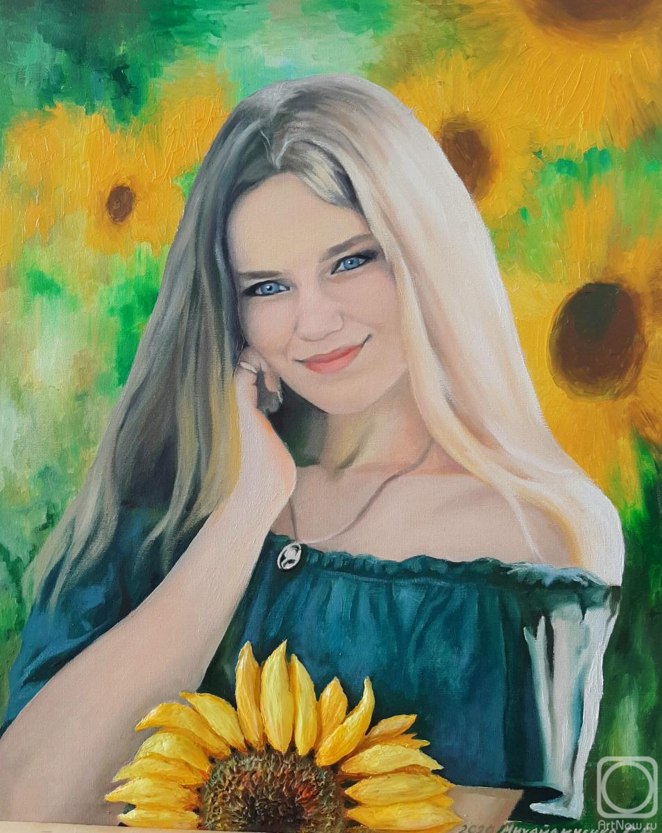 Mihaylichenko Svetlana. Oil portrait by photo to order
