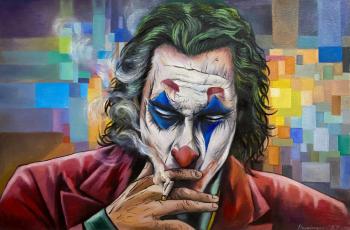 Oil painting Joker. Mihaylichenko Svetlana