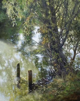 Willow over the river. Dorofeev Sergey