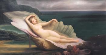 A copy of the oil painting by Henri-Pierre Picou. Venus. Kamskij Savelij