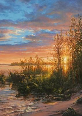 Romantic sunset. Yushkevich Viktor