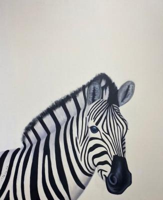 Zebra. Original color. Vevers Christina