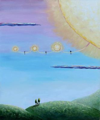 Other Sun, a fantasy landscape. Danilova Aleksandra