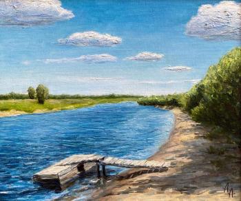 Luga river (Sand Bank). Danilova Aleksandra