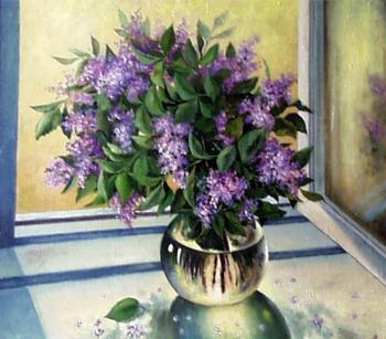 The Lilac on the Window Sill. Abaimov Vladimir