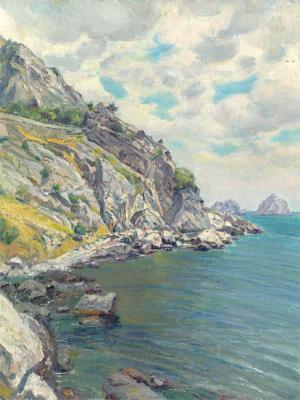 " The Crimean coast " (Crimean Artist). Petrov Vladimir