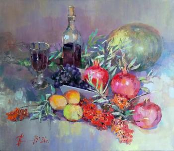 Still life with grenades (Painting With Grenades). Eliseev Alexandr