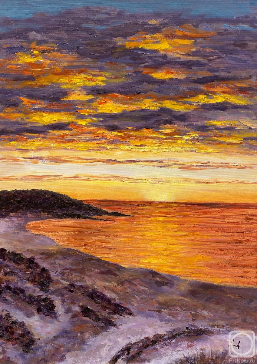 Danilova Aleksandra. Fiery Sunset