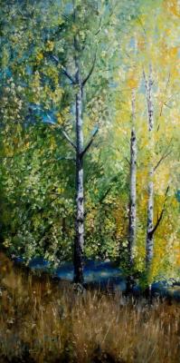 Silent falling leaves (Large Painting Autumn). Dobrotvorskiy Aleksey