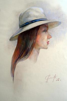 The girl in the hat. Eliseev Alexandr