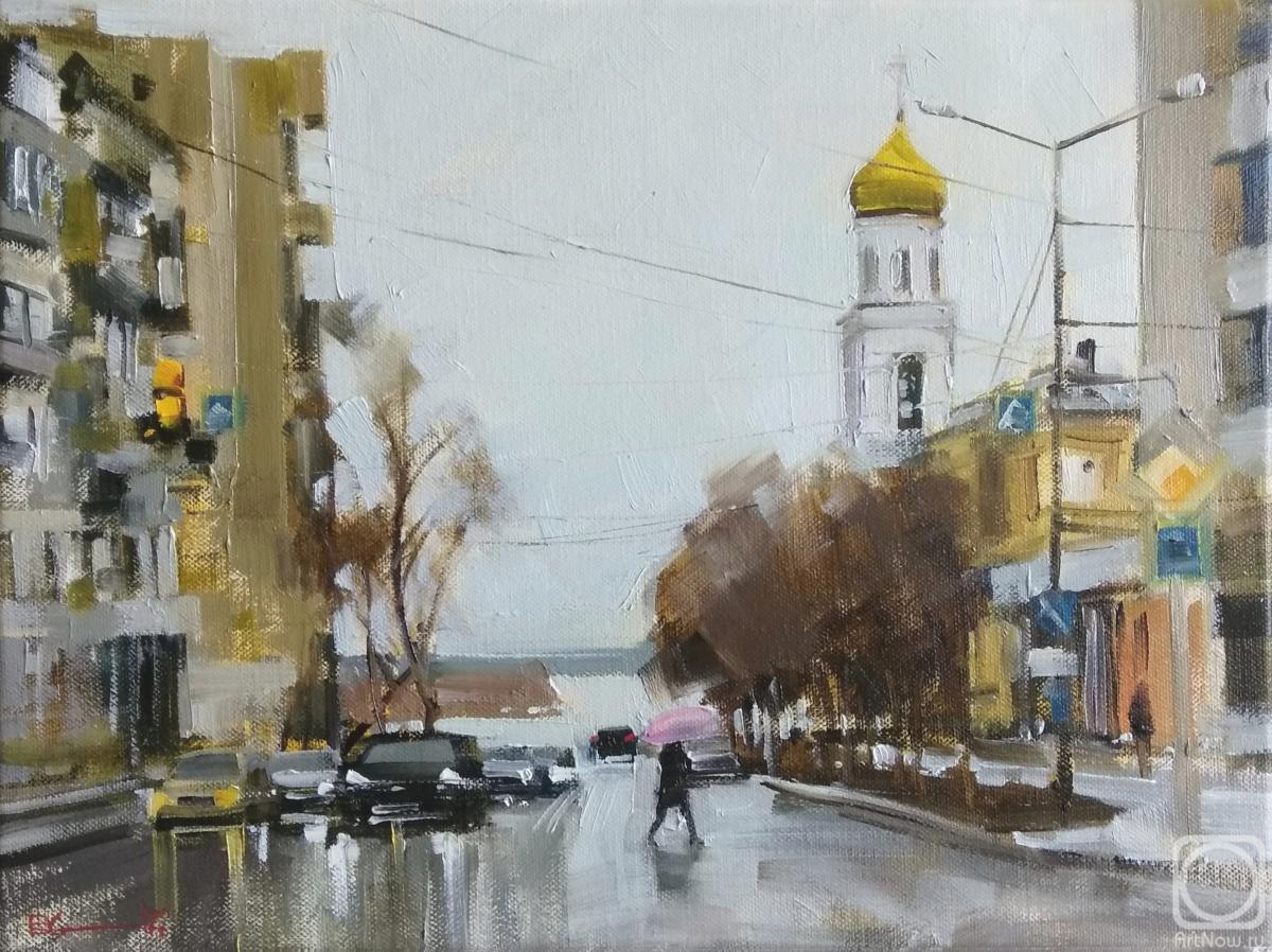 Весенний дождь» картина Силантьева Вадима (холст) — купить на ArtNow.ru