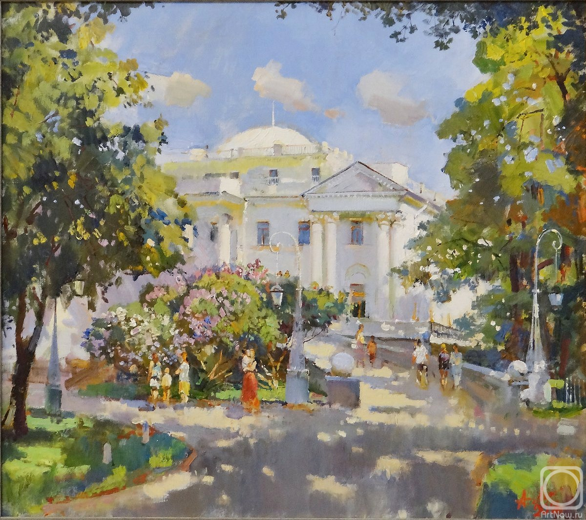 Lukash Anatoliy. Yelagin Palace. Lilac promenade
