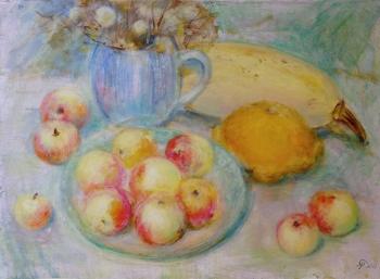 Still life with apples. Salahova Rimma