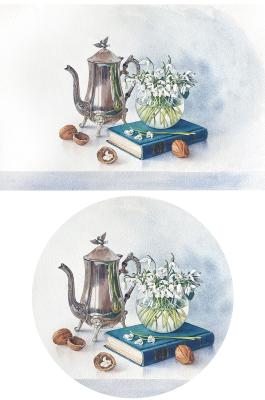 A.P. Chekhov "In Spring" (Snowdrops In A Vase). Shundeeva Tatiana