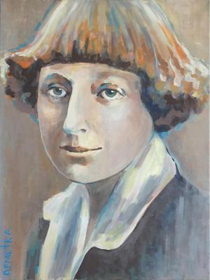 Portrait Of Marina Tsvetaeva. Napolova Natalia