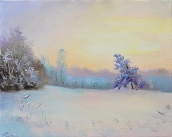 Painting Winter idyll. Stolyarov Vadim