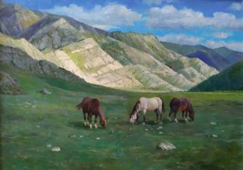 Altai horses. Shustin Vladimir