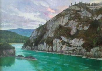 Turquoise Katun (Altai Mountain River). Shustin Vladimir