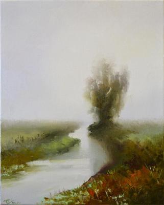Painting Moisture from the fog. Stolyarov Vadim