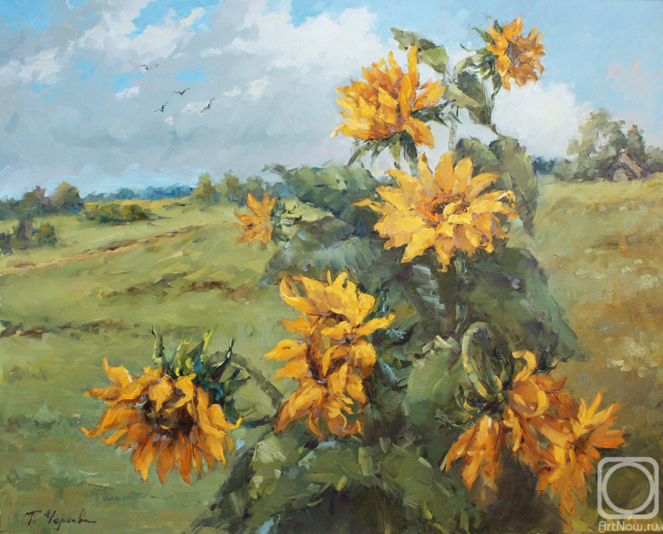 Chernova Tatiana. On a summer meadow