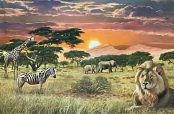 African animals. Roslik Evgeniya