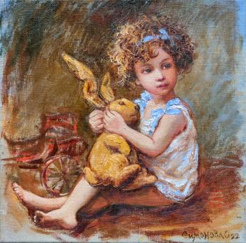 Girl with a rabbit. Simonova Olga