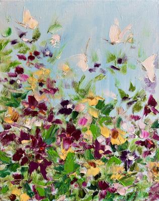 Solar butterflies (Painting With Strokes To Buy). Skromova Marina