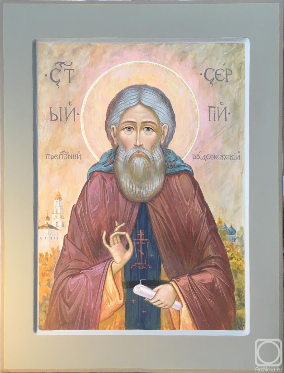 Nikitin Sergey. Icon of Sergius of Radonezh