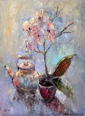 Pink orchid (Contemporaryartist). Polyudova Evgeniya