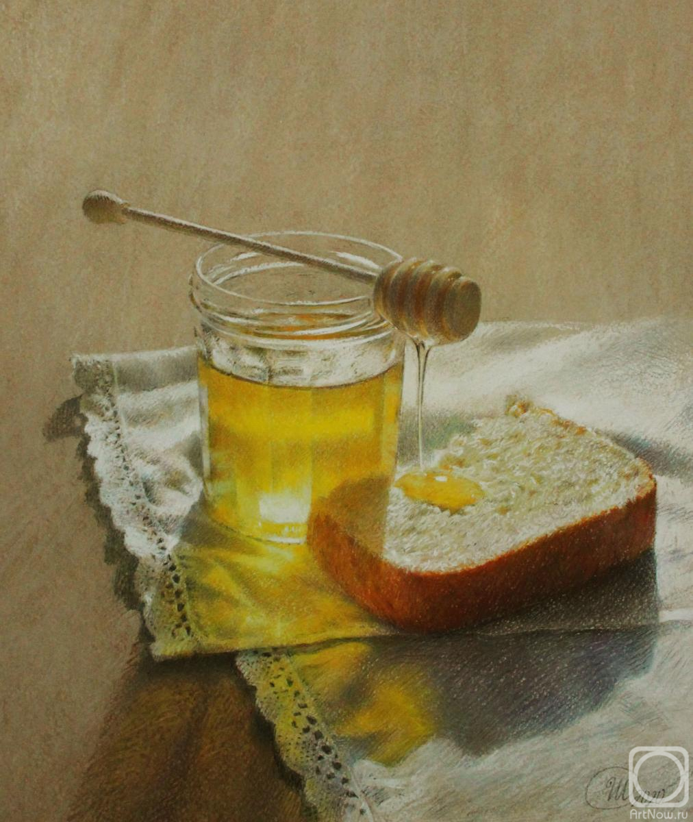 Shirokova Svetlana. Flower honey and homemade bread