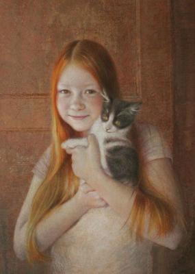 Red summer (Red Kitten). Shirokova Svetlana