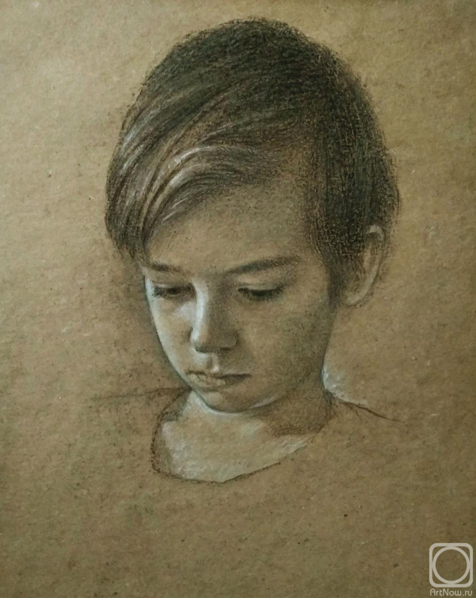 Shirokova Svetlana. Portrait of a boy