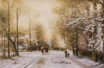 On the winter road N2 (Winter Cart). Vlodarchik Andjei