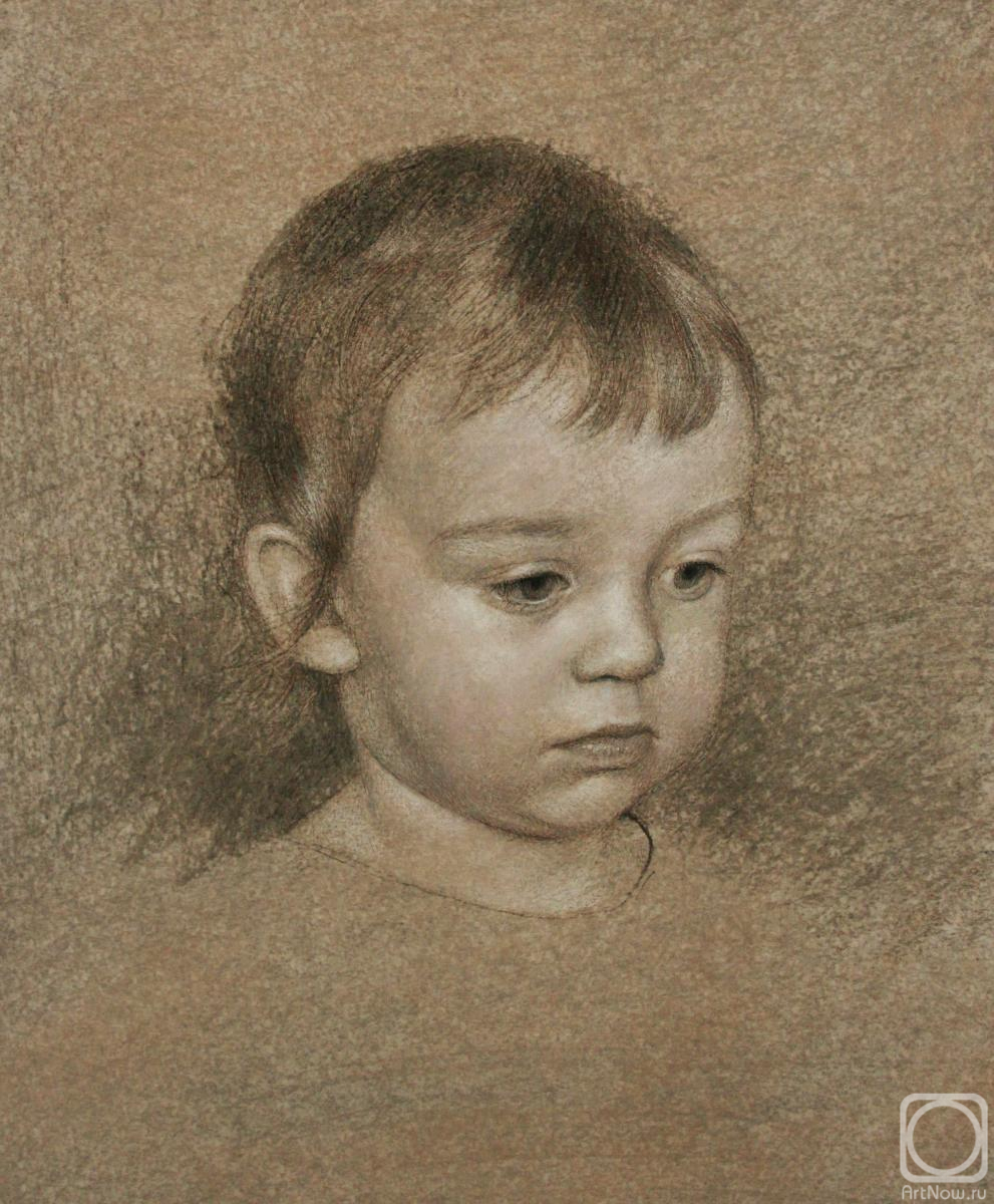 Shirokova Svetlana. Portrait of a baby