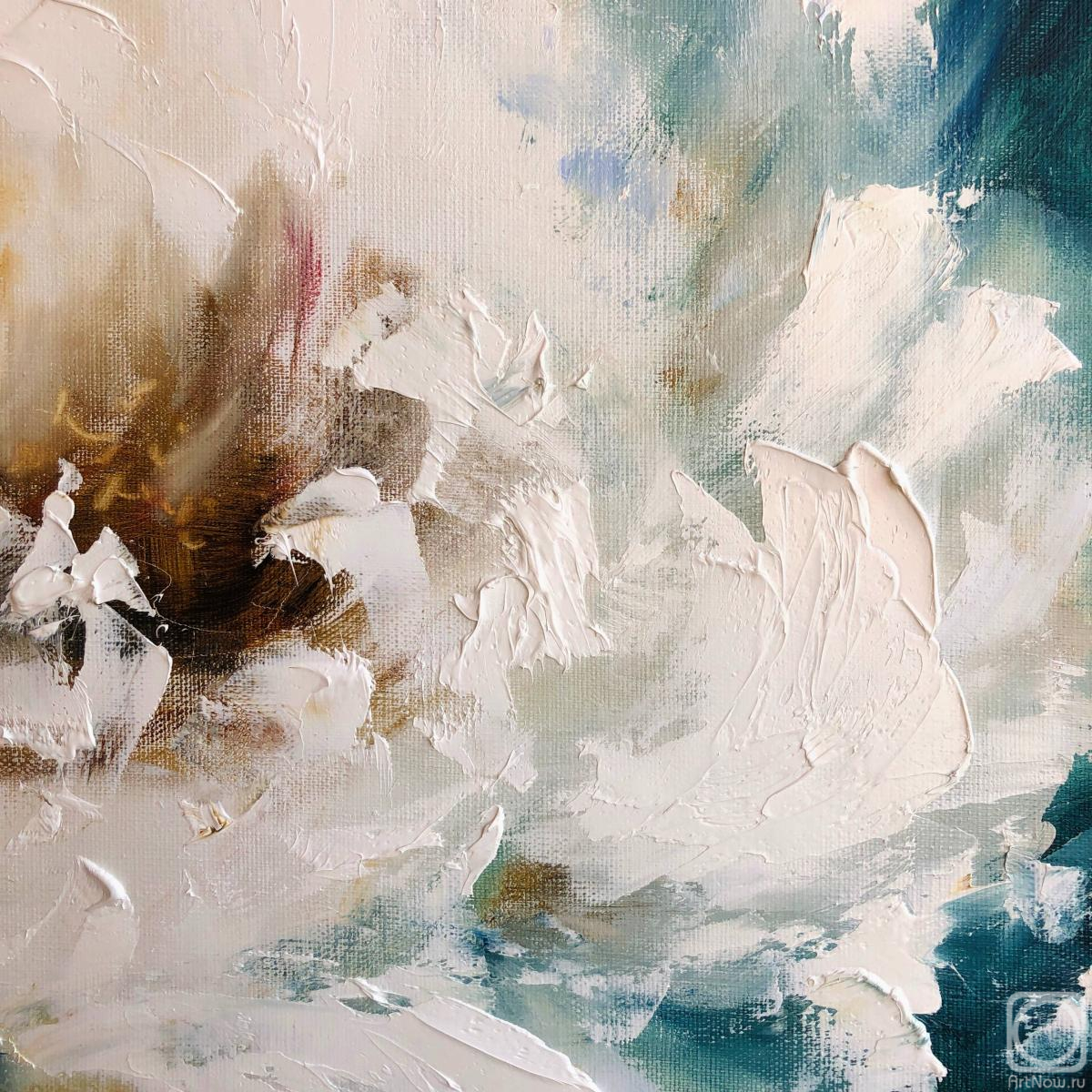 Skromova Marina. White angel print on canvas