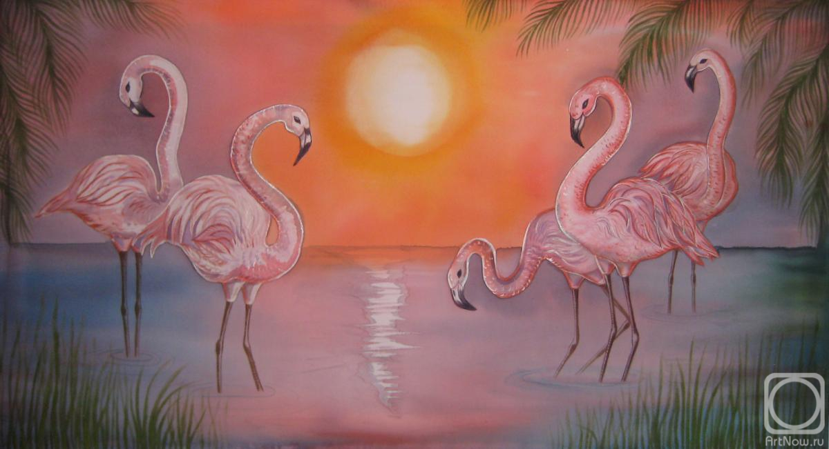 Kondyurina Natalia. Pink flamingo