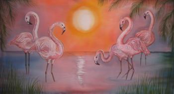 Pink flamingo. Kondyurina Natalia