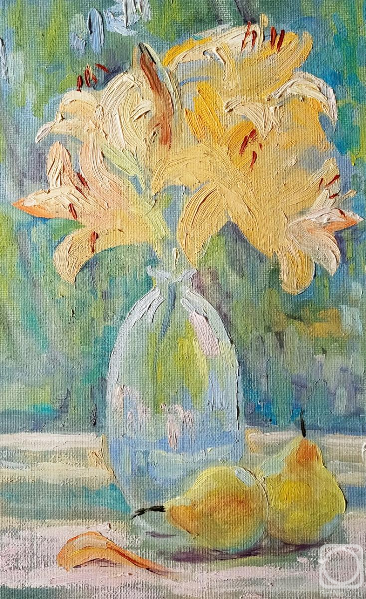 Salahova Rimma. Still life with lilies