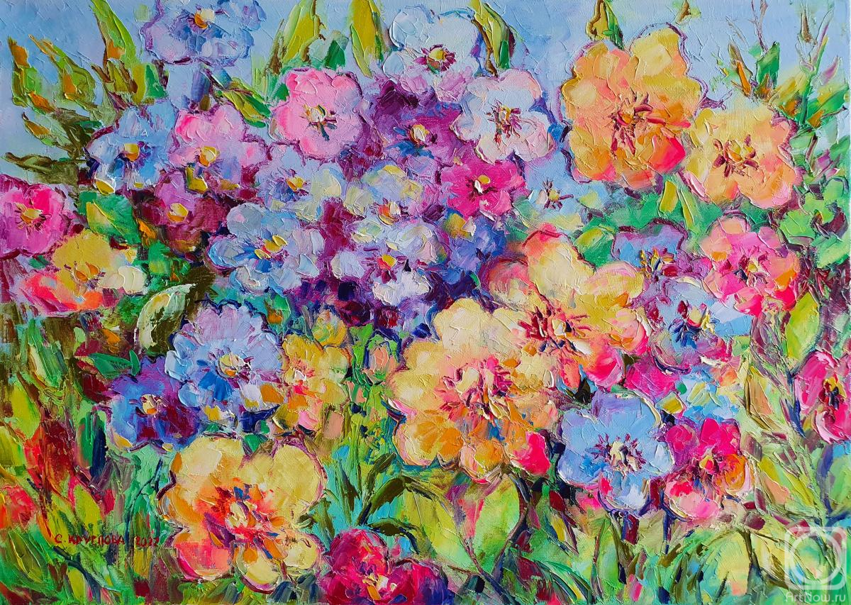 Kruglova Svetlana. Flower carpet