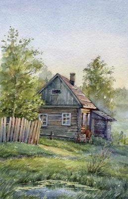 Morning in village. Shvetsov Dmitriy