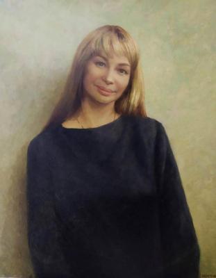 Portrait of a young woman. Shustin Vladimir