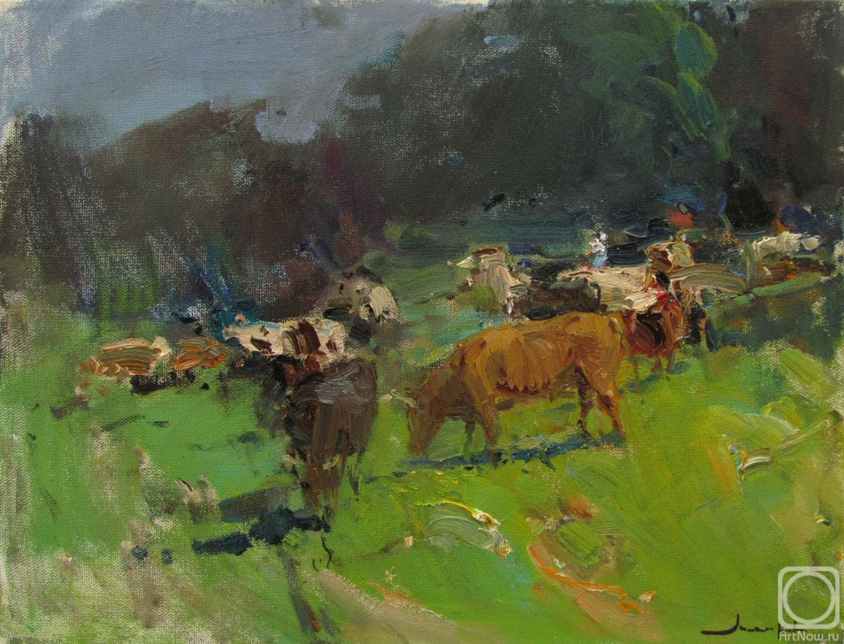 Makarov Vitaly. Etud with cows