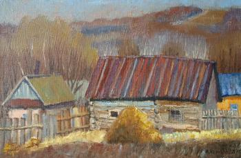 Spring.The outskirts of the village